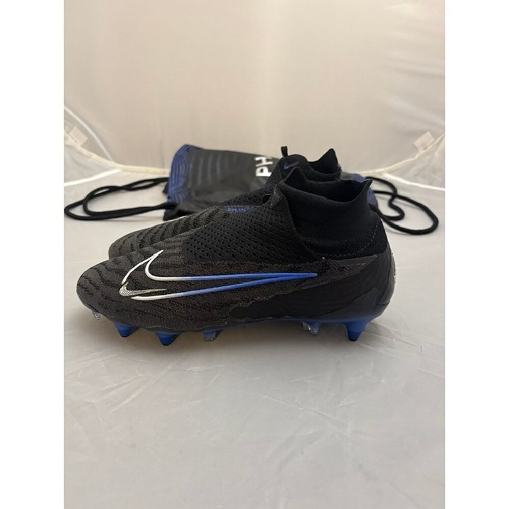 Nike phantom GX elite DF SG AC blue black soccer cleats size 8 DD9444 040 women